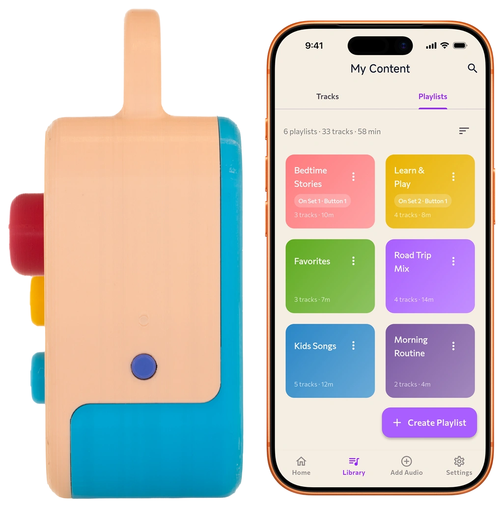 Koobiba companion app on phone